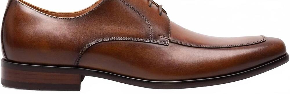 NEW FLORSHEIM men's postino postino moc toe oxford shoes in cognac